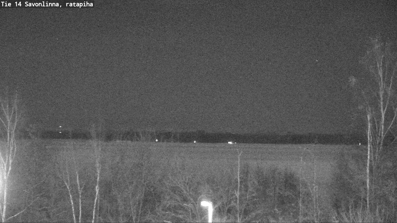 Weather Camera Image Väg 14 Nyslott, Ratapiha, Savonlinna, Etelä-Savo