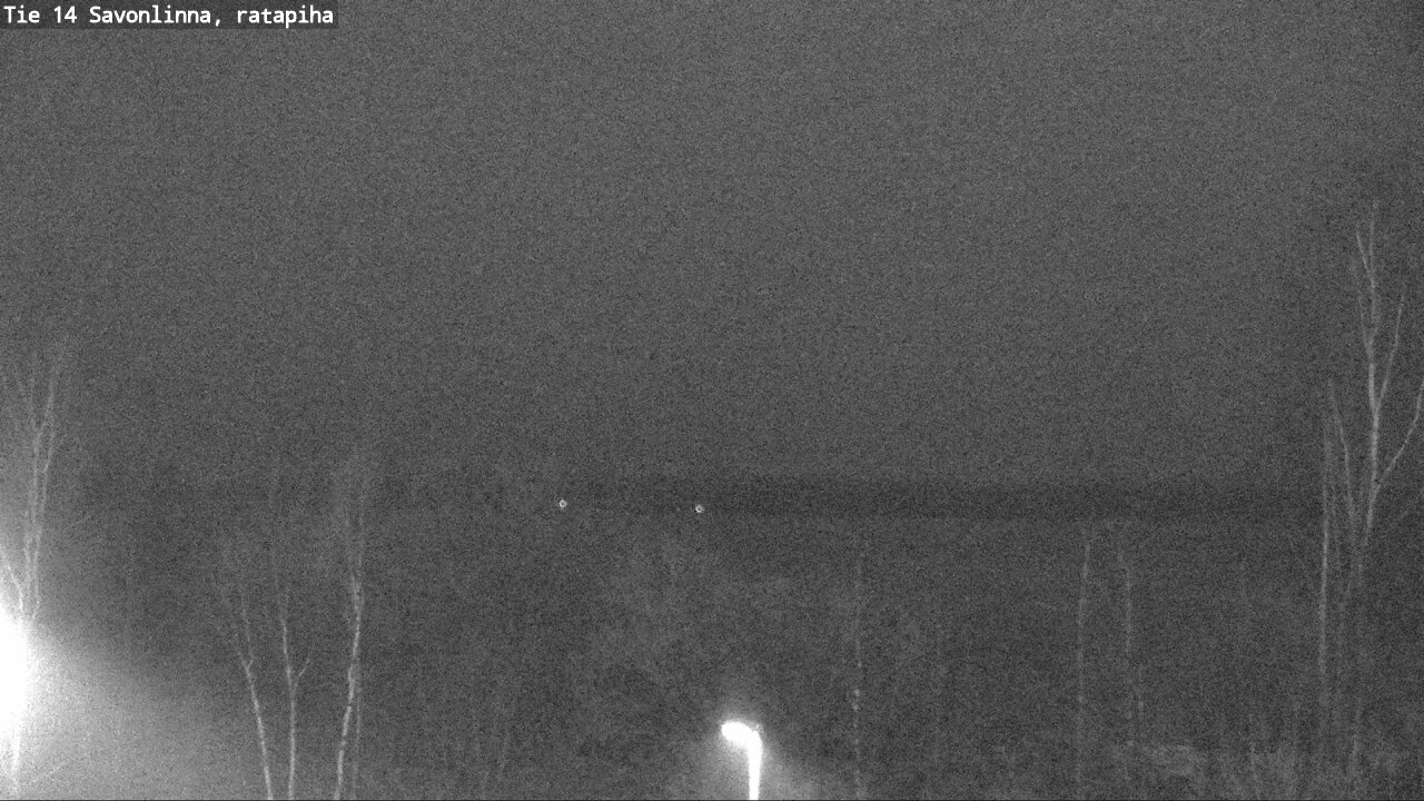 Weather Camera Image Väg 14 Nyslott, Ratapiha, Savonlinna, Etelä-Savo