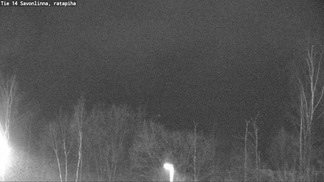 Weather Camera Image Väg 14 Nyslott, Ratapiha, Savonlinna, Etelä-Savo