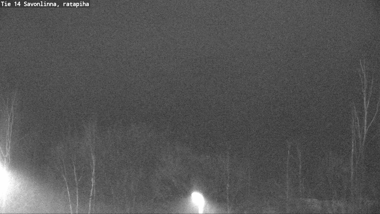 Weather Camera Image Väg 14 Nyslott, Ratapiha, Savonlinna, Etelä-Savo