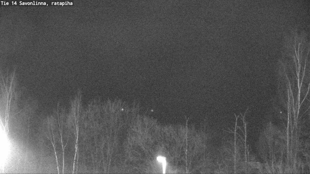 Weather Camera Image Väg 14 Nyslott, Ratapiha, Savonlinna, Etelä-Savo