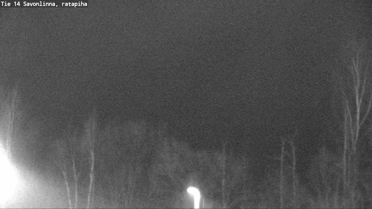 Weather Camera Image Väg 14 Nyslott, Ratapiha, Savonlinna, Etelä-Savo