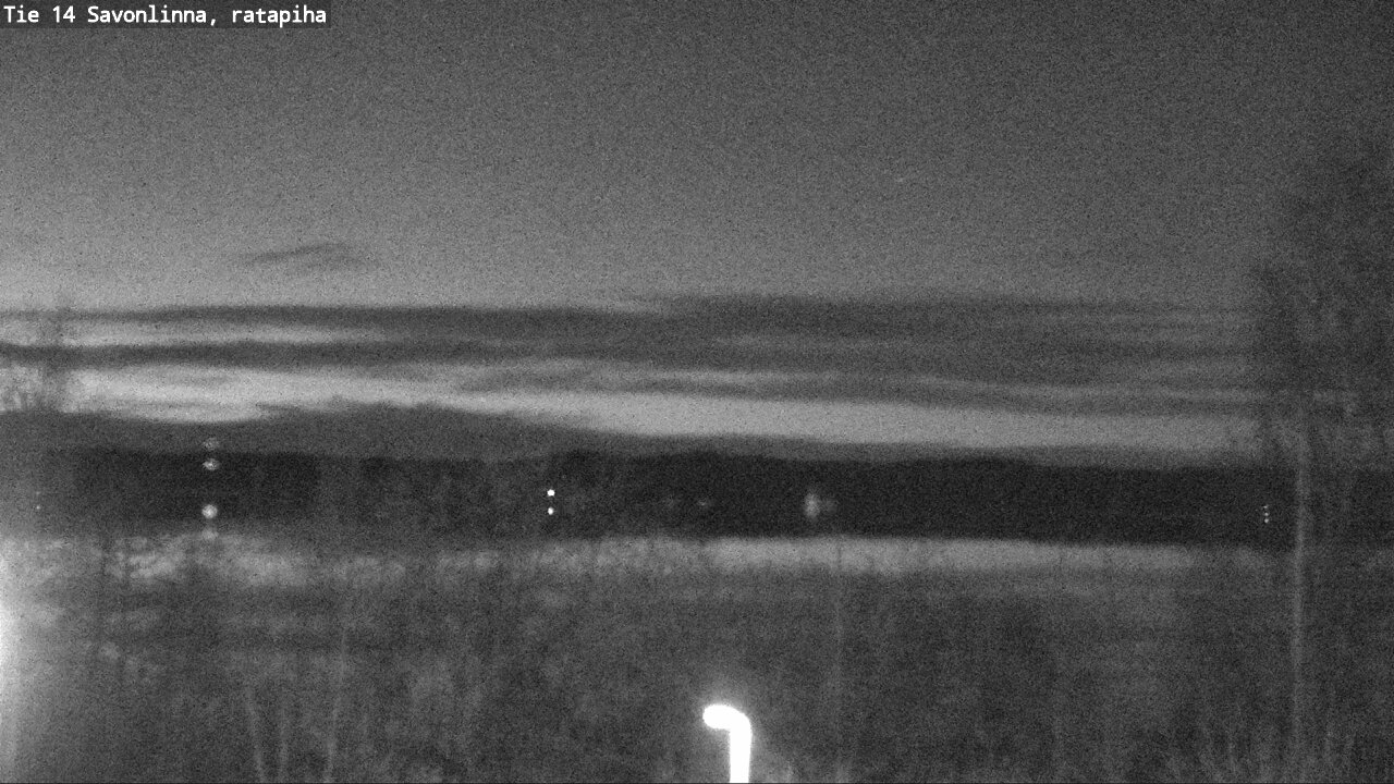 Weather Camera Image Väg 14 Nyslott, Ratapiha, Savonlinna, Etelä-Savo