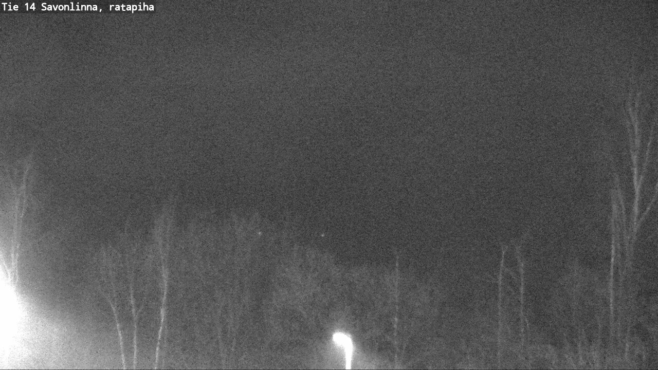 Weather Camera Image Väg 14 Nyslott, Ratapiha, Savonlinna, Etelä-Savo
