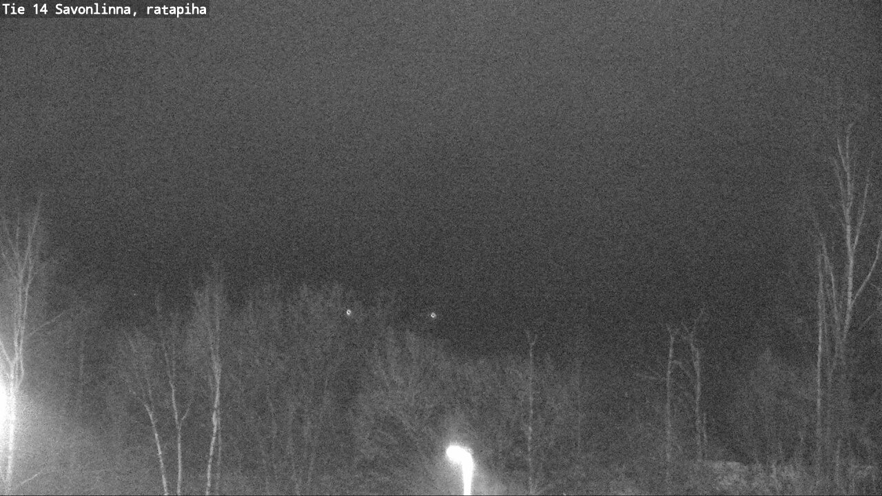 Weather Camera Image Väg 14 Nyslott, Ratapiha, Savonlinna, Etelä-Savo