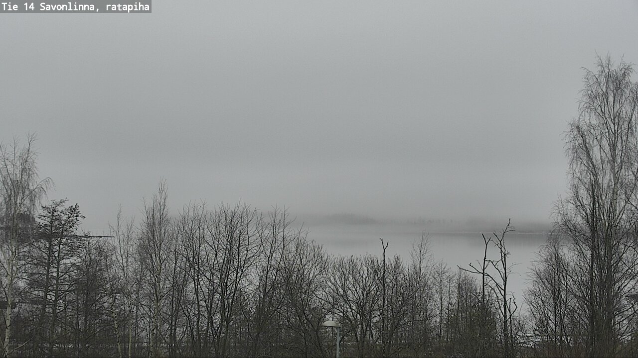 Weather Camera Image Väg 14 Nyslott, Ratapiha, Savonlinna, Etelä-Savo
