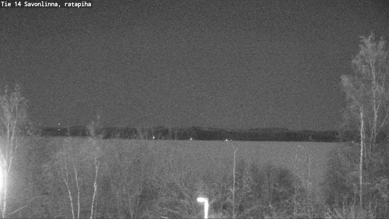 Weather Camera Image Väg 14 Nyslott, Ratapiha, Savonlinna, Etelä-Savo