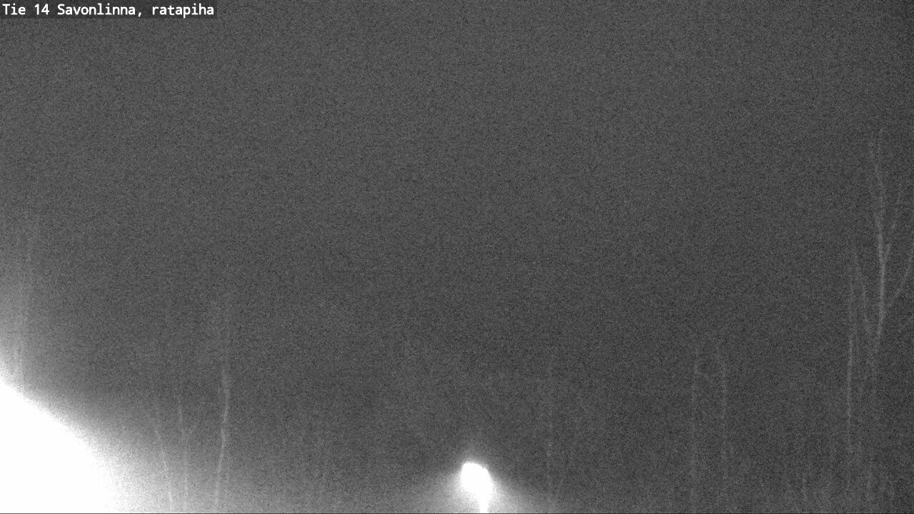 Weather Camera Image Väg 14 Nyslott, Ratapiha, Savonlinna, Etelä-Savo