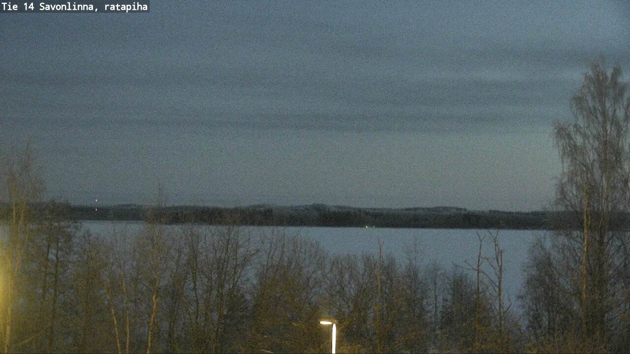Weather Camera Image Väg 14 Nyslott, Ratapiha, Savonlinna, Etelä-Savo