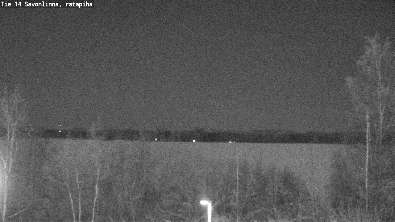 Weather Camera Image Väg 14 Nyslott, Ratapiha, Savonlinna, Etelä-Savo