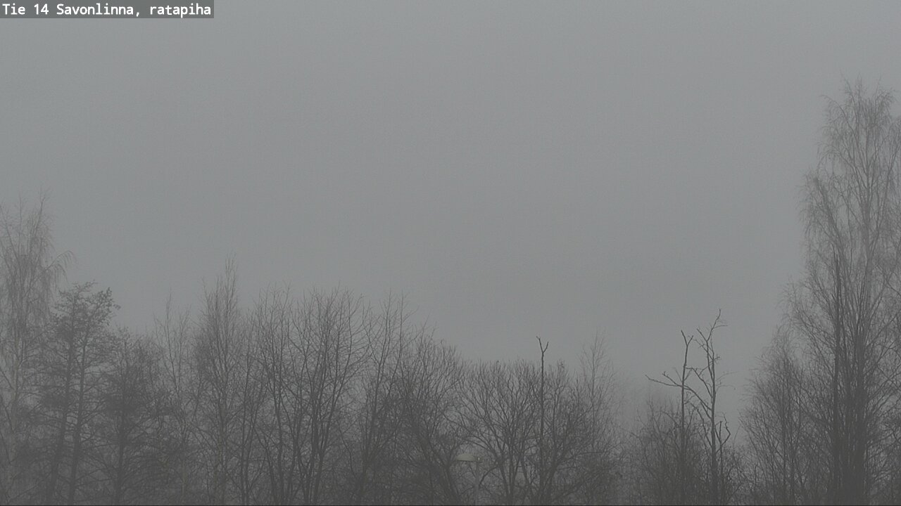 Weather Camera Image Väg 14 Nyslott, Ratapiha, Savonlinna, Etelä-Savo