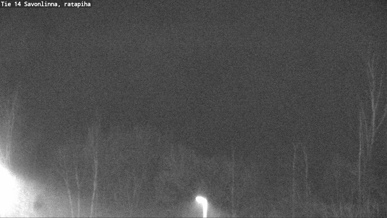 Weather Camera Image Väg 14 Nyslott, Ratapiha, Savonlinna, Etelä-Savo