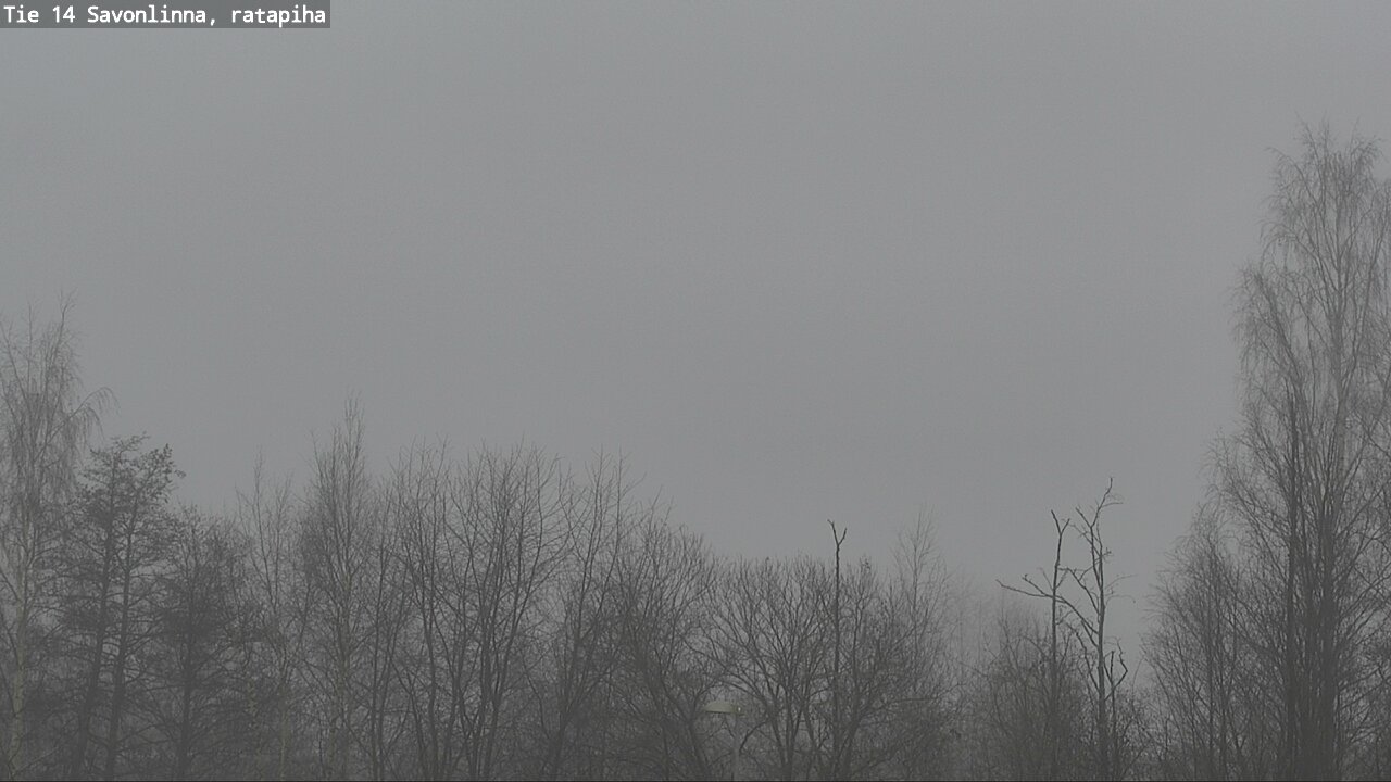 Weather Camera Image Väg 14 Nyslott, Ratapiha, Savonlinna, Etelä-Savo