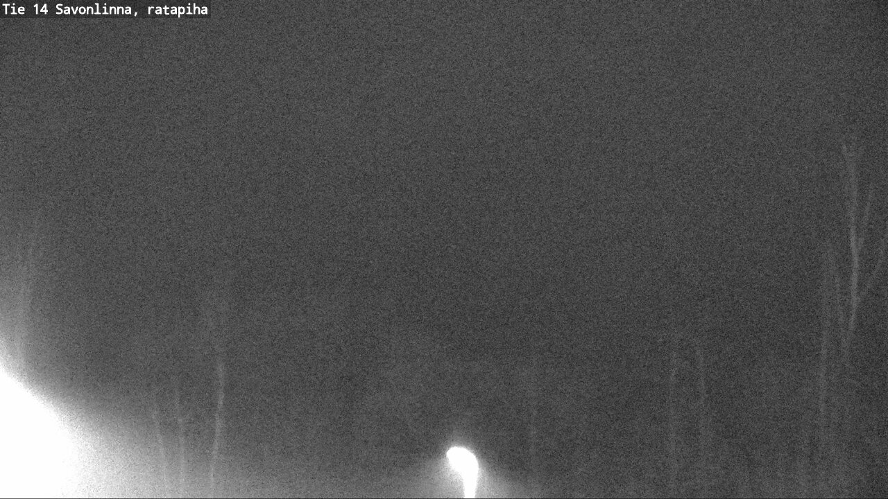 Weather Camera Image Väg 14 Nyslott, Ratapiha, Savonlinna, Etelä-Savo