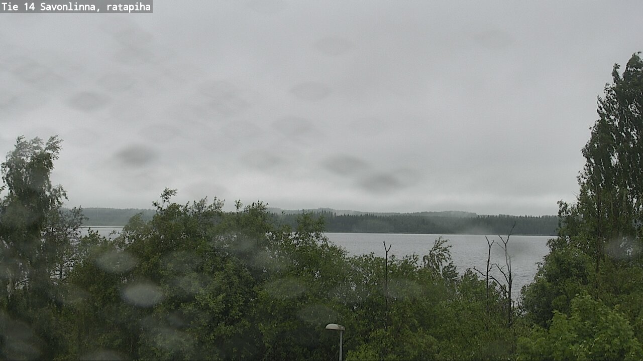 Weather Camera Image Väg 14 Nyslott, Ratapiha, Savonlinna, Etelä-Savo