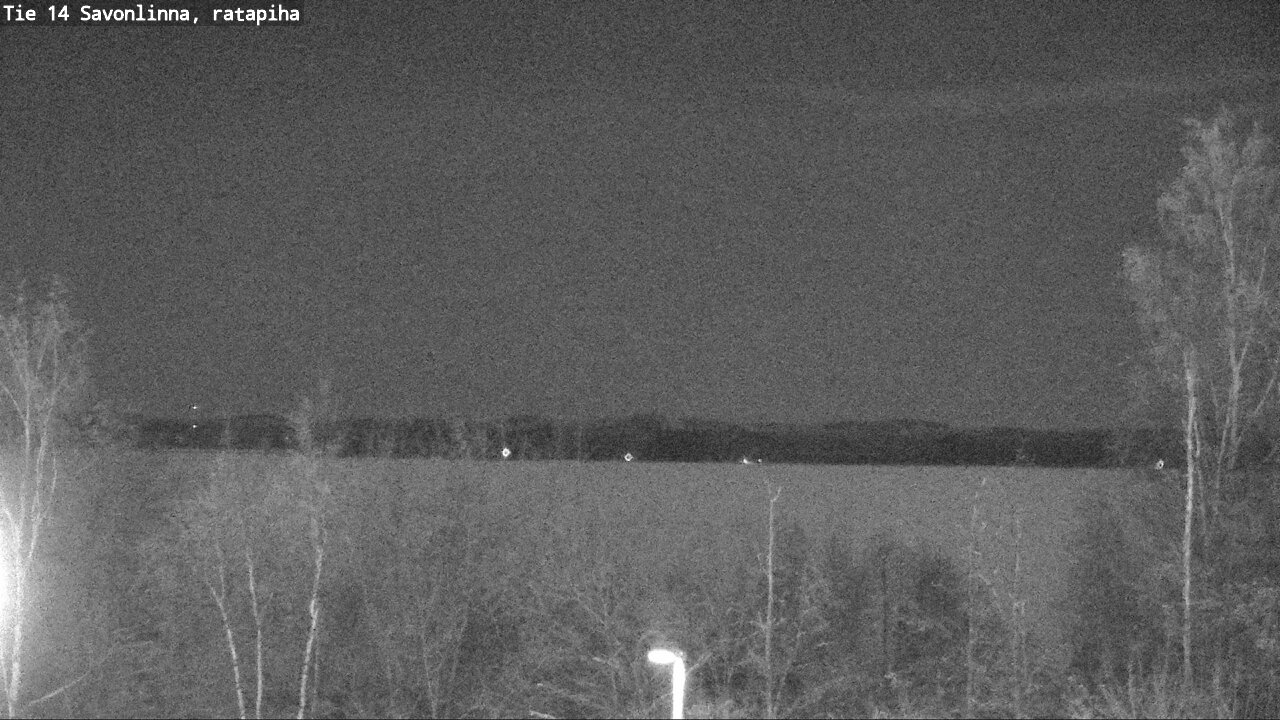 Weather Camera Image Väg 14 Nyslott, Ratapiha, Savonlinna, Etelä-Savo