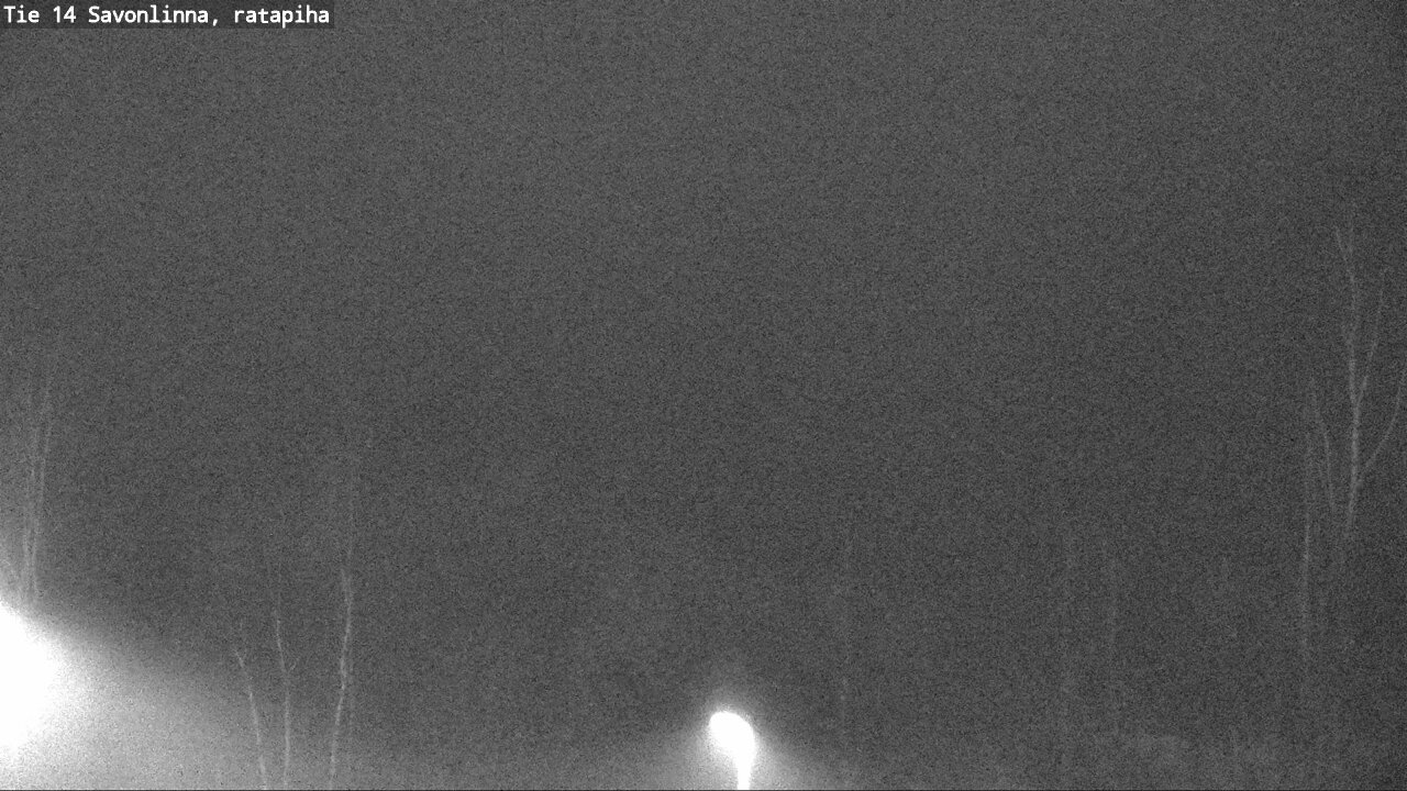 Weather Camera Image Väg 14 Nyslott, Ratapiha, Savonlinna, Etelä-Savo