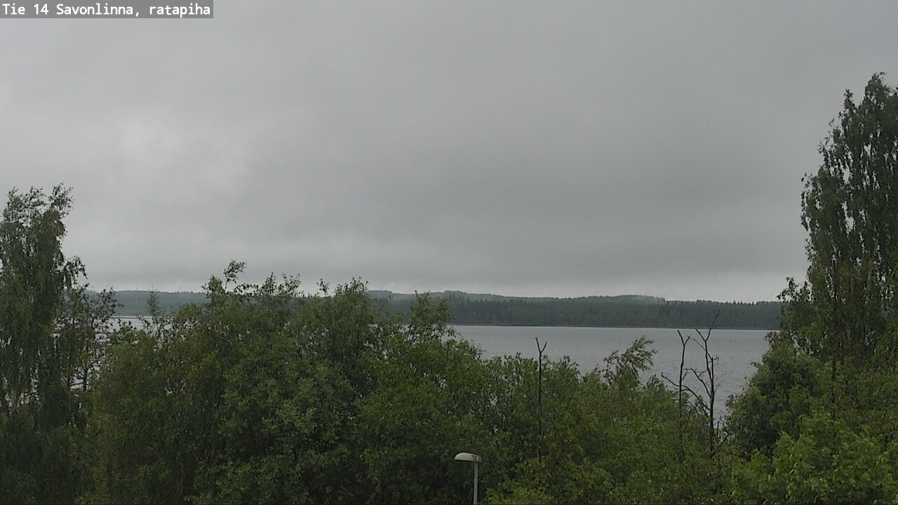 Weather Camera Image Väg 14 Nyslott, Ratapiha, Savonlinna, Etelä-Savo