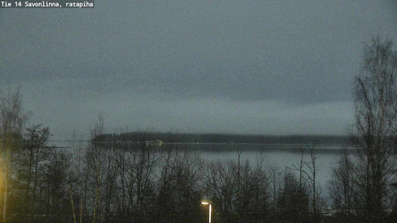 Weather Camera Image Väg 14 Nyslott, Ratapiha, Savonlinna, Etelä-Savo