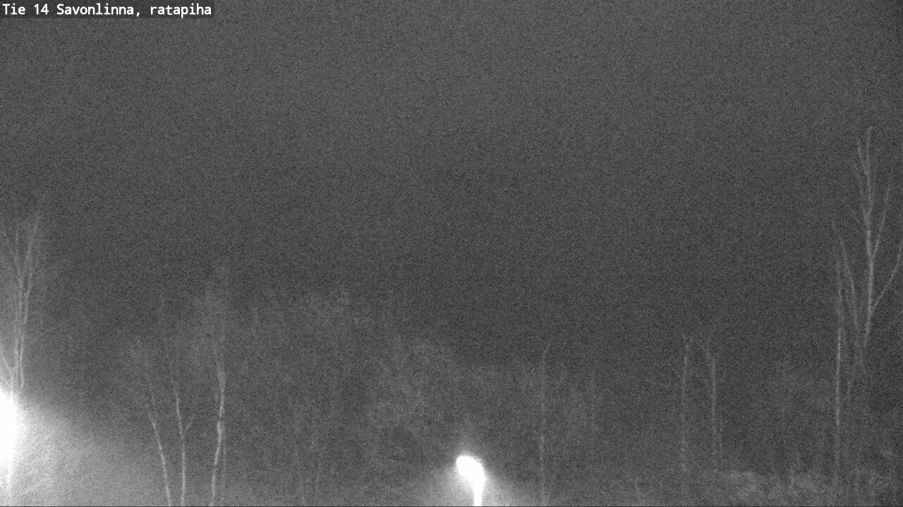 Weather Camera Image Väg 14 Nyslott, Ratapiha, Savonlinna, Etelä-Savo