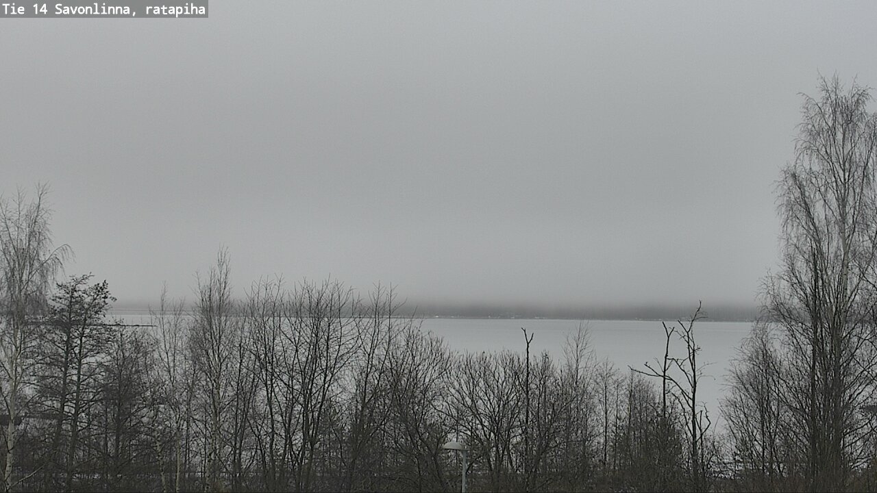 Weather Camera Image Väg 14 Nyslott, Ratapiha, Savonlinna, Etelä-Savo