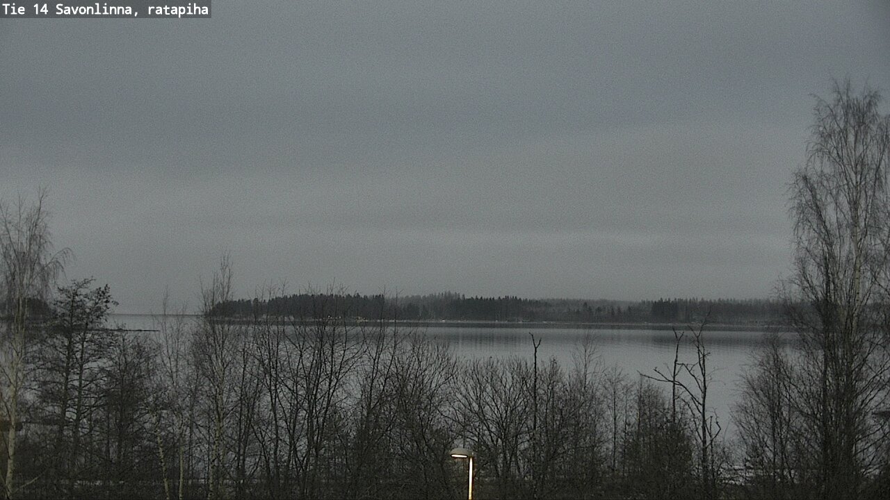 Weather Camera Image Väg 14 Nyslott, Ratapiha, Savonlinna, Etelä-Savo