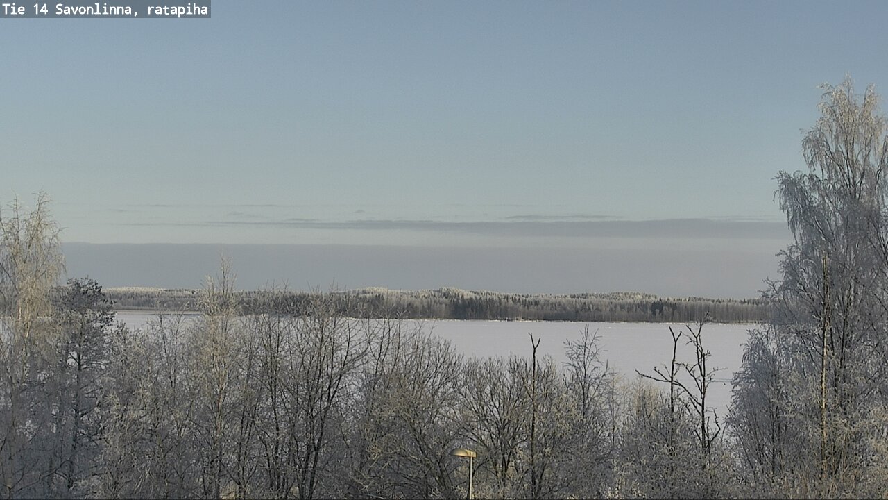 Weather Camera Image Road 14 Savonlinna, Ratapiha, Savonlinna, Etelä-Savo