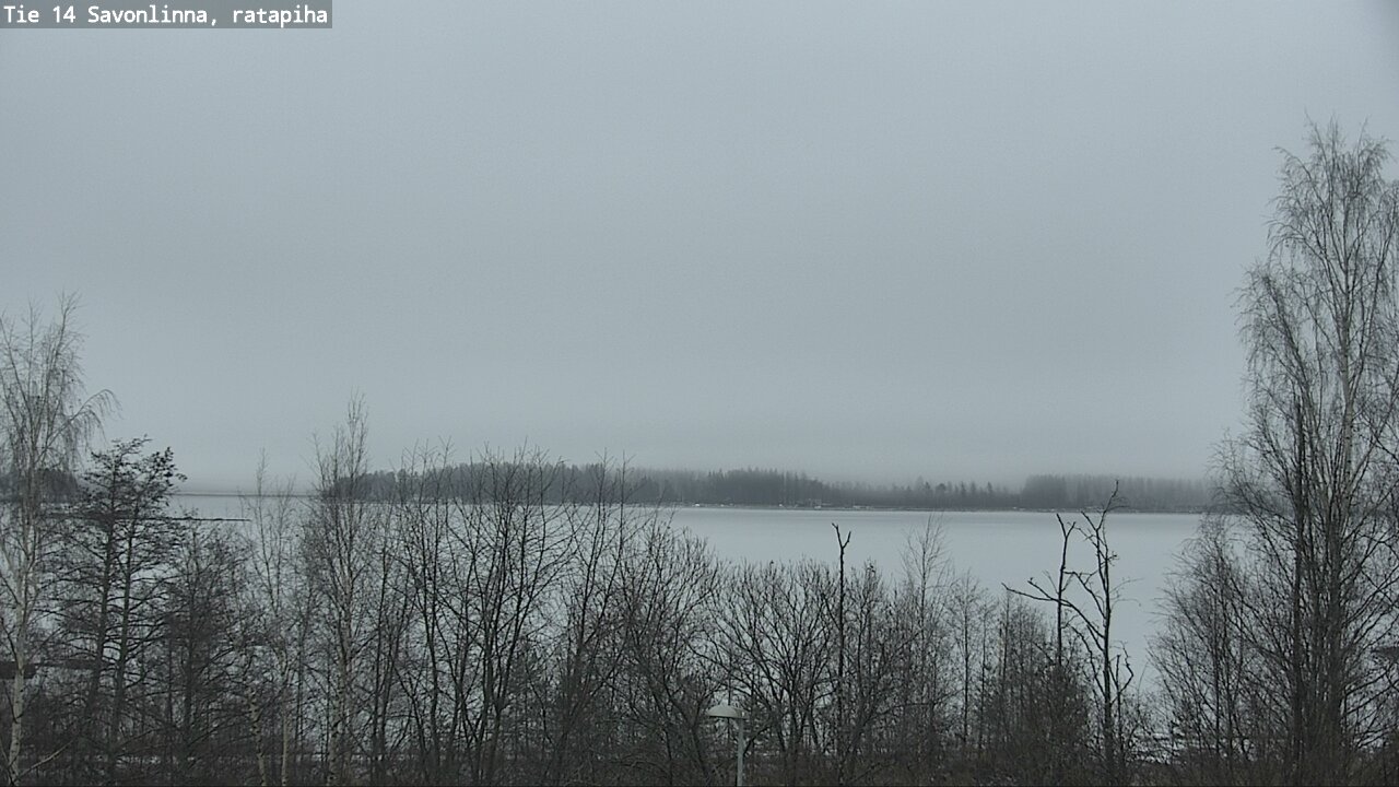 Weather Camera Image Väg 14 Nyslott, Ratapiha, Savonlinna, Etelä-Savo