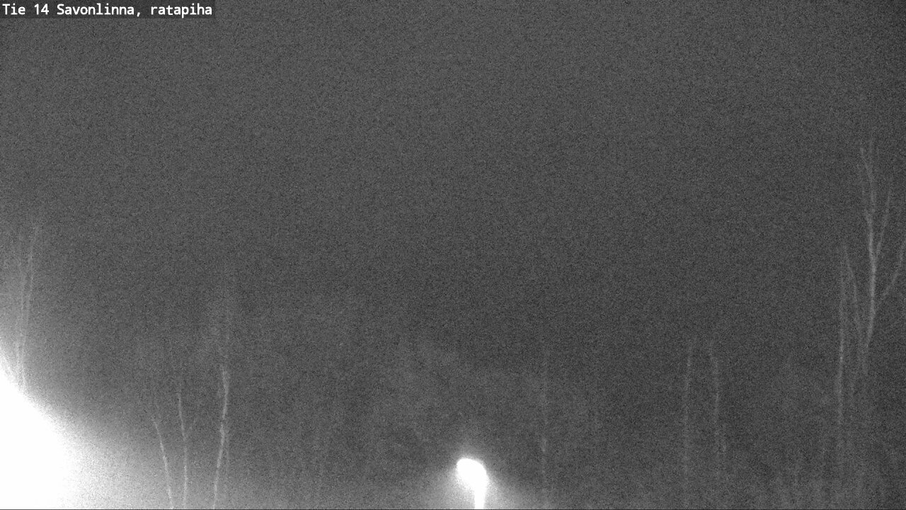 Weather Camera Image Väg 14 Nyslott, Ratapiha, Savonlinna, Etelä-Savo