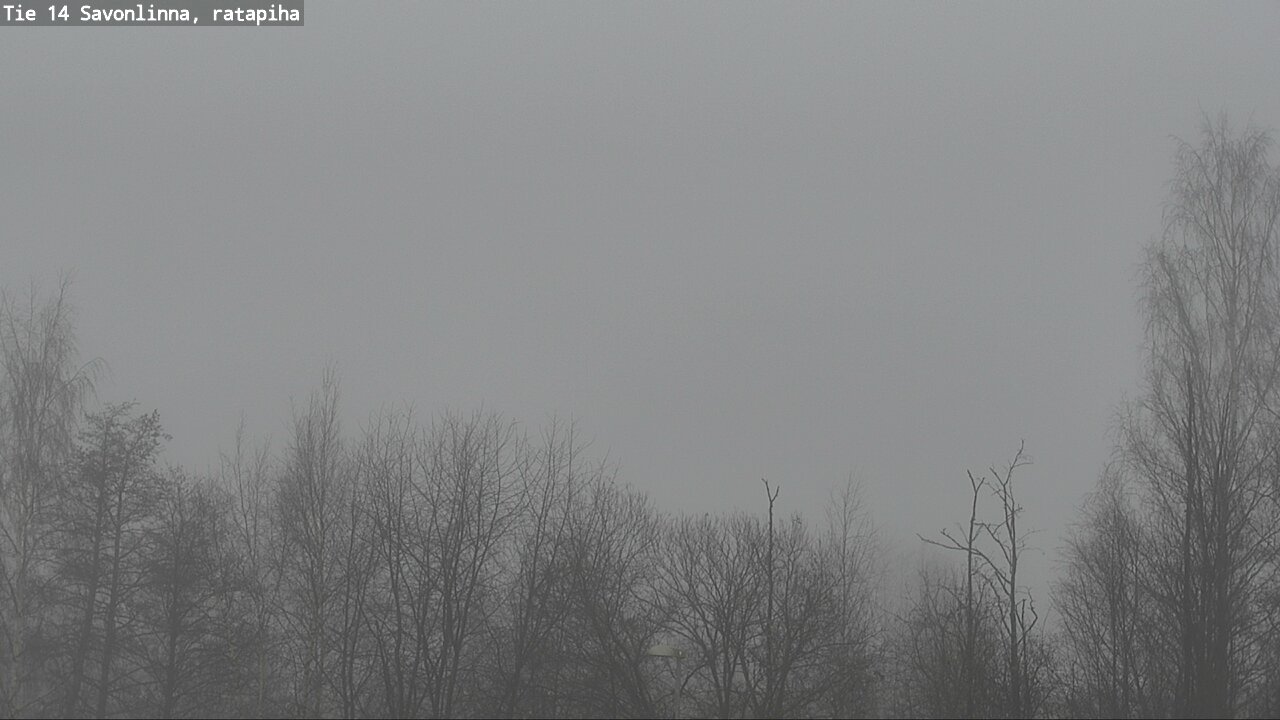 Weather Camera Image Väg 14 Nyslott, Ratapiha, Savonlinna, Etelä-Savo