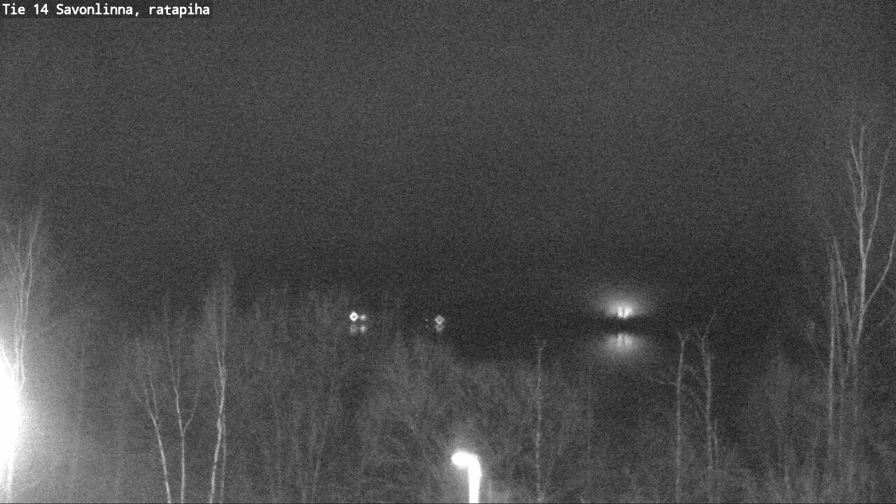 Weather Camera Image Väg 14 Nyslott, Ratapiha, Savonlinna, Etelä-Savo