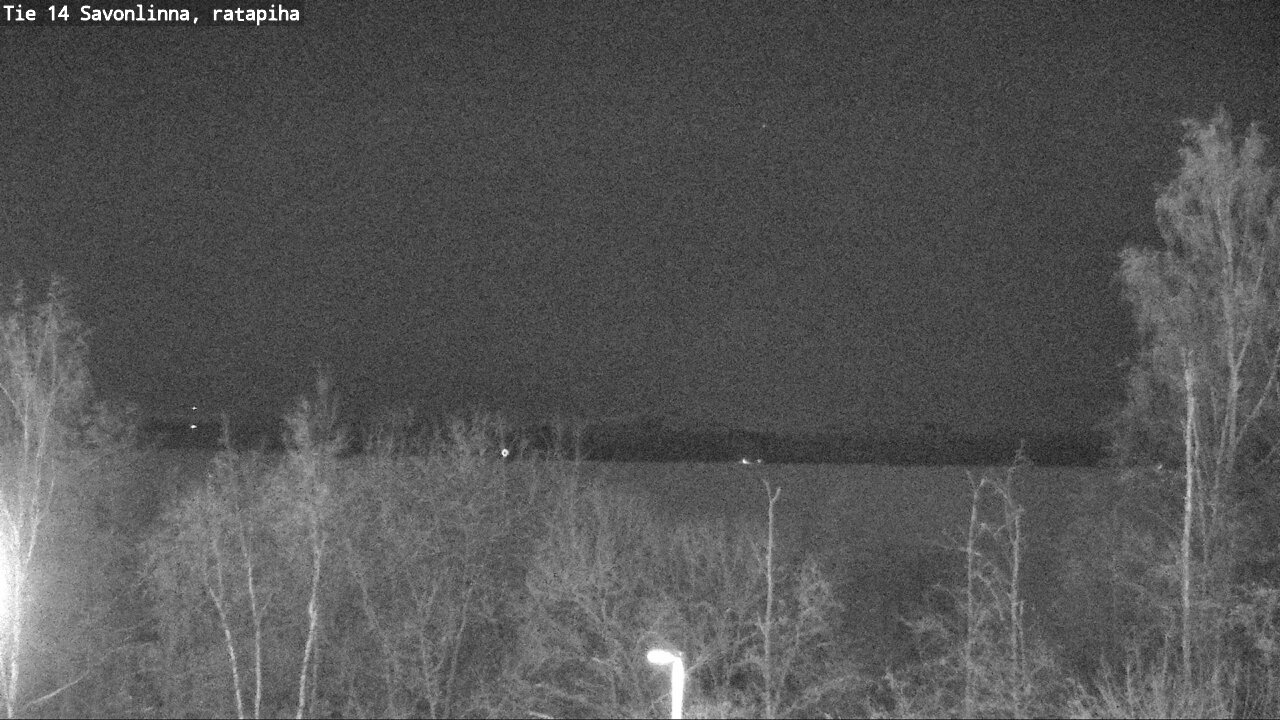 Weather Camera Image Väg 14 Nyslott, Ratapiha, Savonlinna, Etelä-Savo