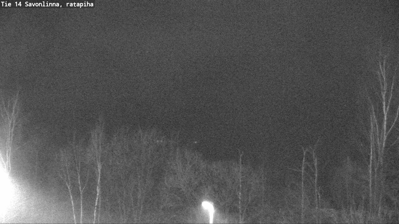 Weather Camera Image Väg 14 Nyslott, Ratapiha, Savonlinna, Etelä-Savo