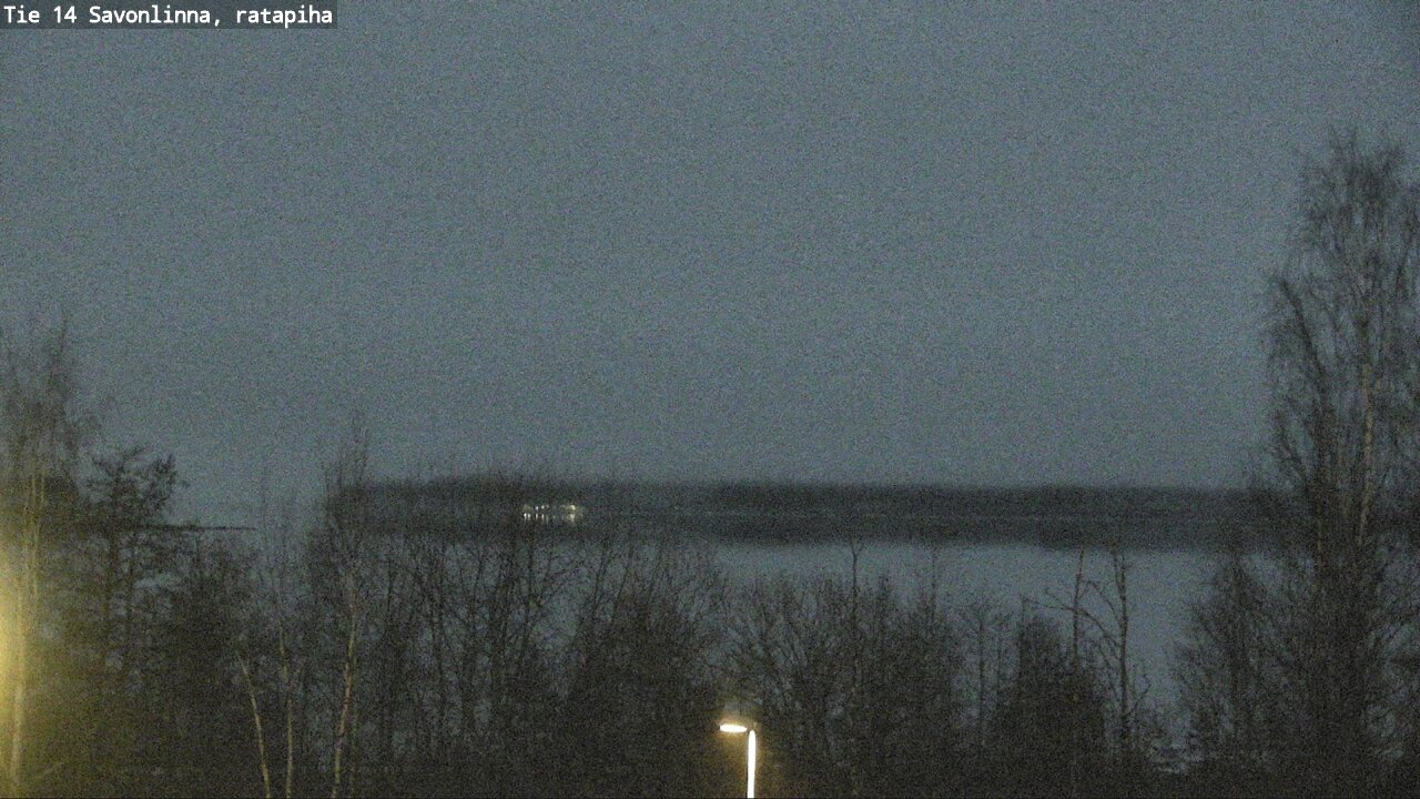 Weather Camera Image Väg 14 Nyslott, Ratapiha, Savonlinna, Etelä-Savo