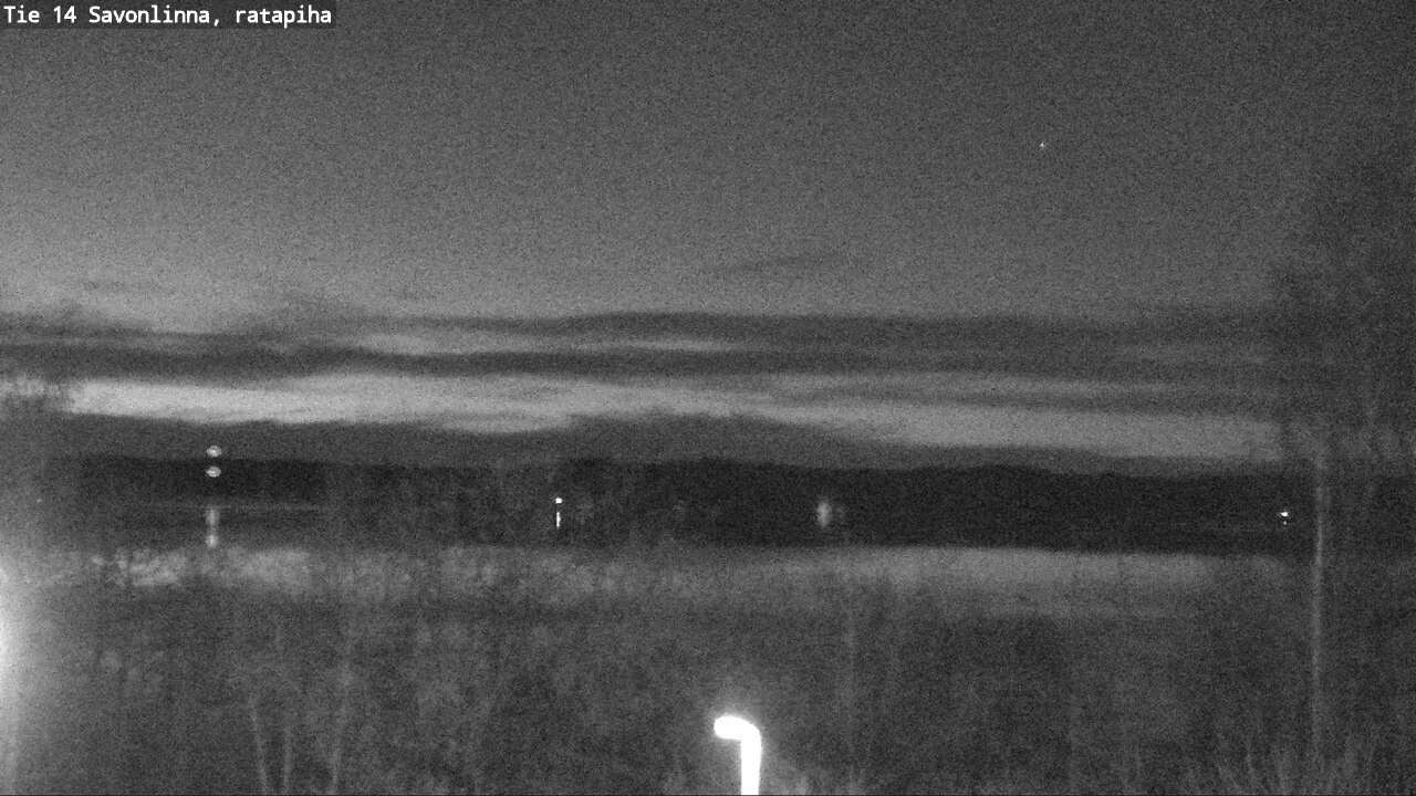 Weather Camera Image Road 14 Savonlinna, Ratapiha, Savonlinna, Etelä-Savo