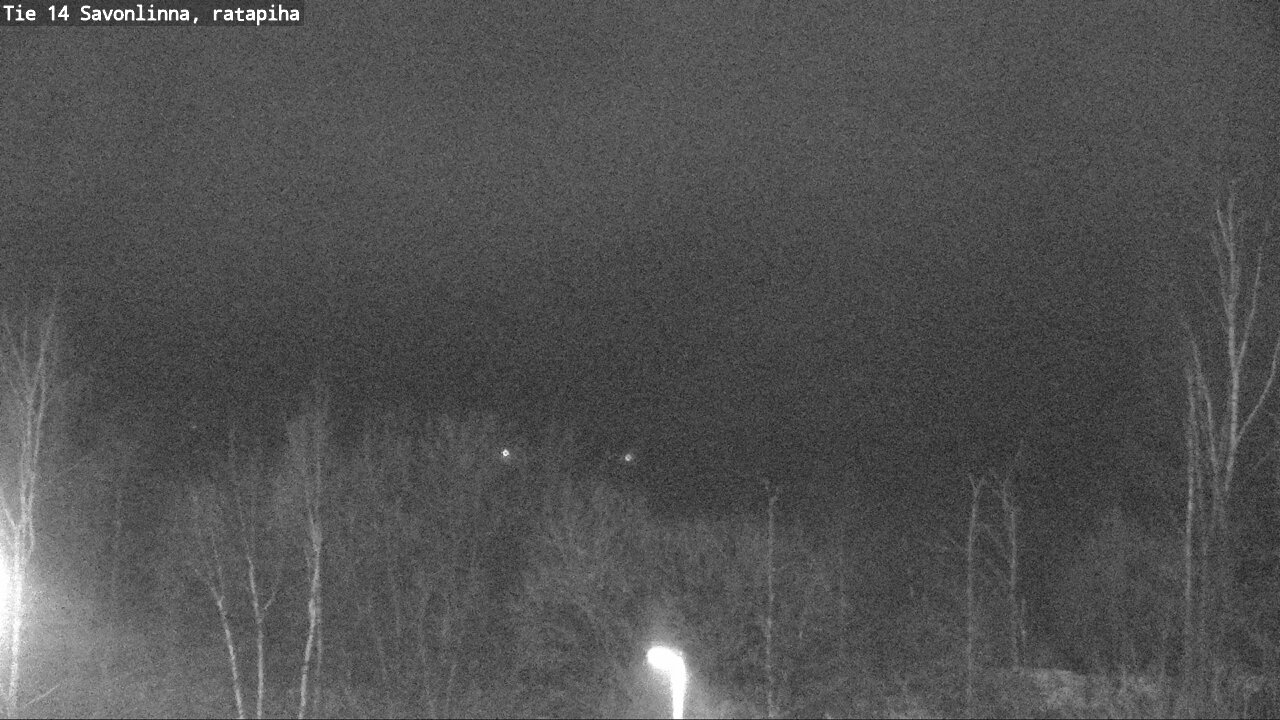Weather Camera Image Väg 14 Nyslott, Ratapiha, Savonlinna, Etelä-Savo