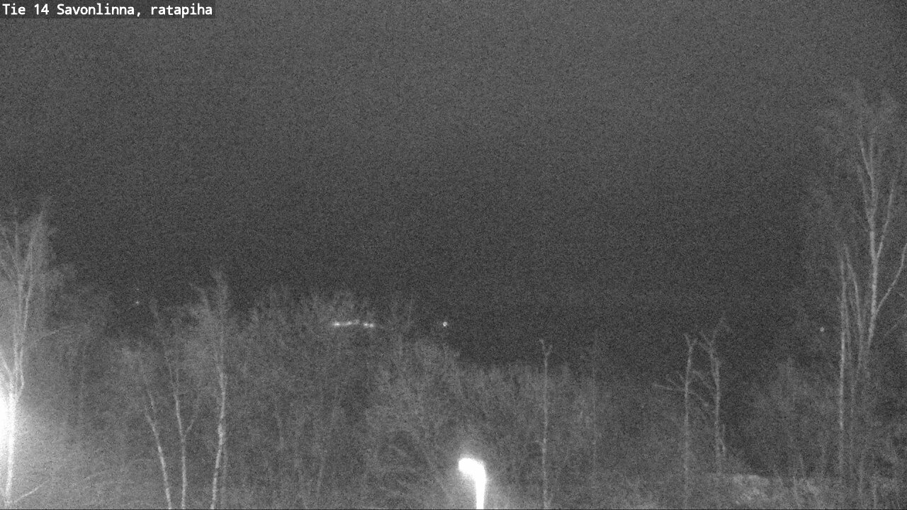 Weather Camera Image Väg 14 Nyslott, Ratapiha, Savonlinna, Etelä-Savo