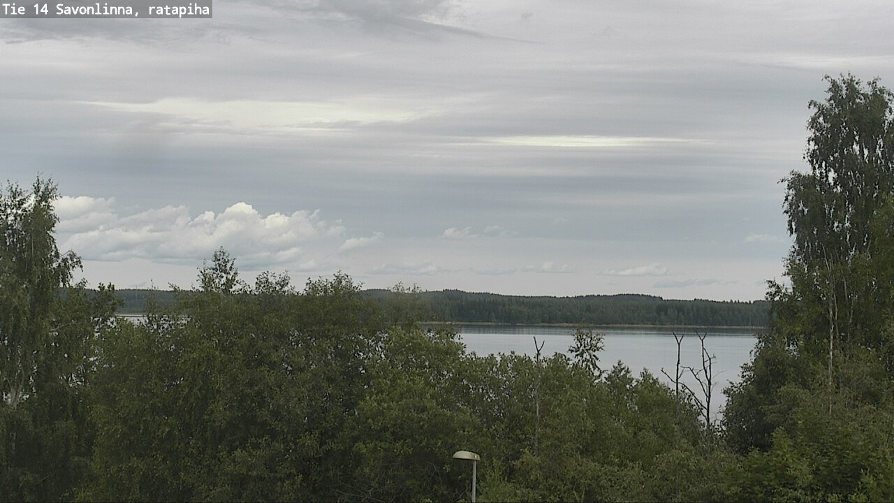 Weather Camera Image Väg 14 Nyslott, Ratapiha, Savonlinna, Etelä-Savo