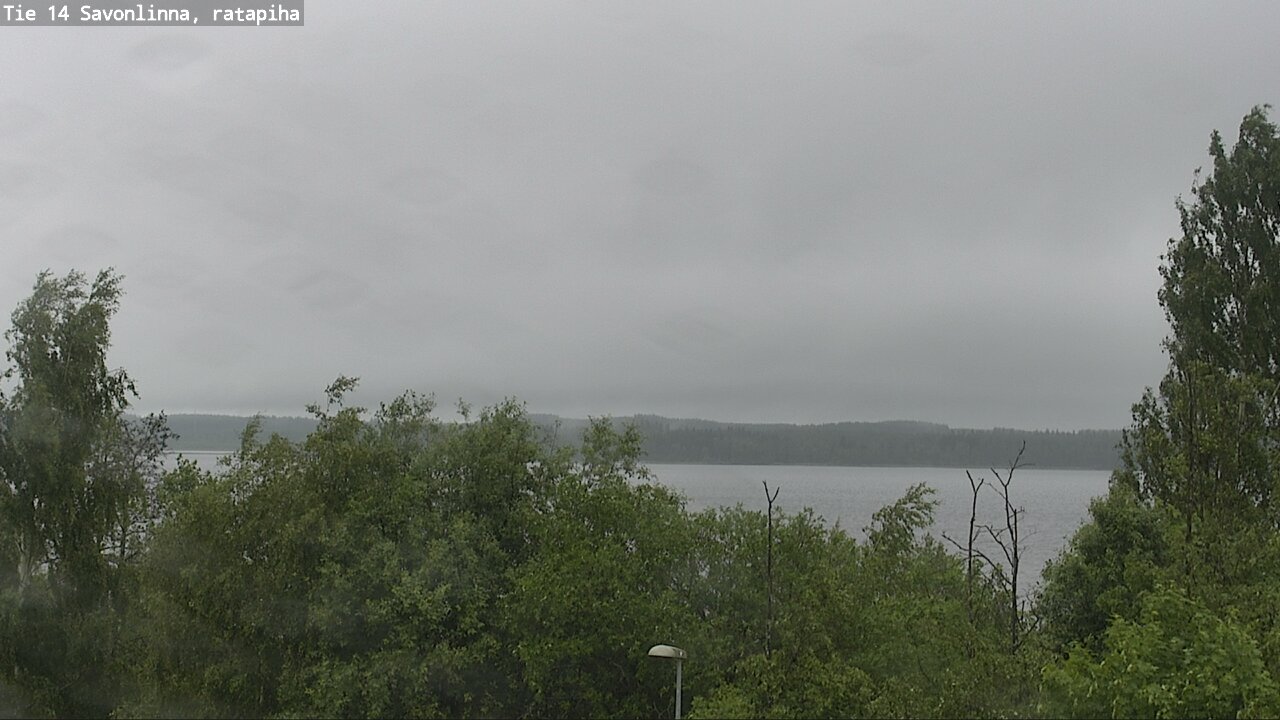 Weather Camera Image Väg 14 Nyslott, Ratapiha, Savonlinna, Etelä-Savo