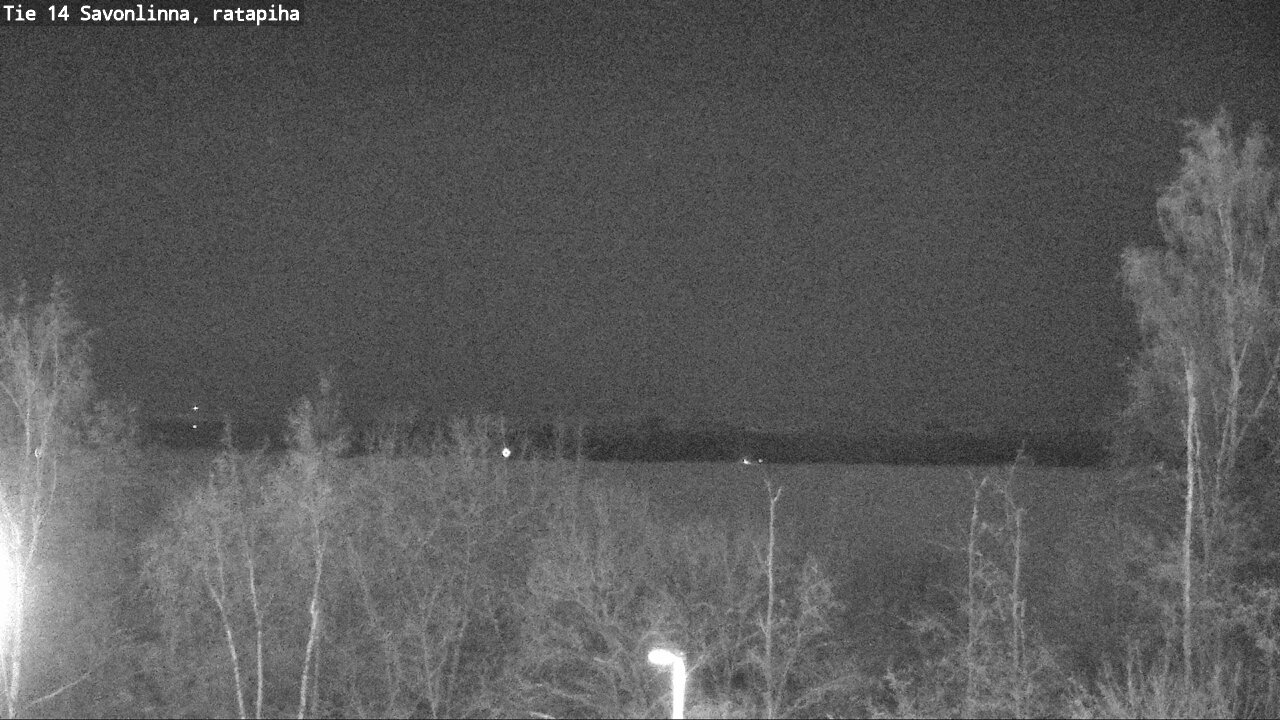 Weather Camera Image Väg 14 Nyslott, Ratapiha, Savonlinna, Etelä-Savo