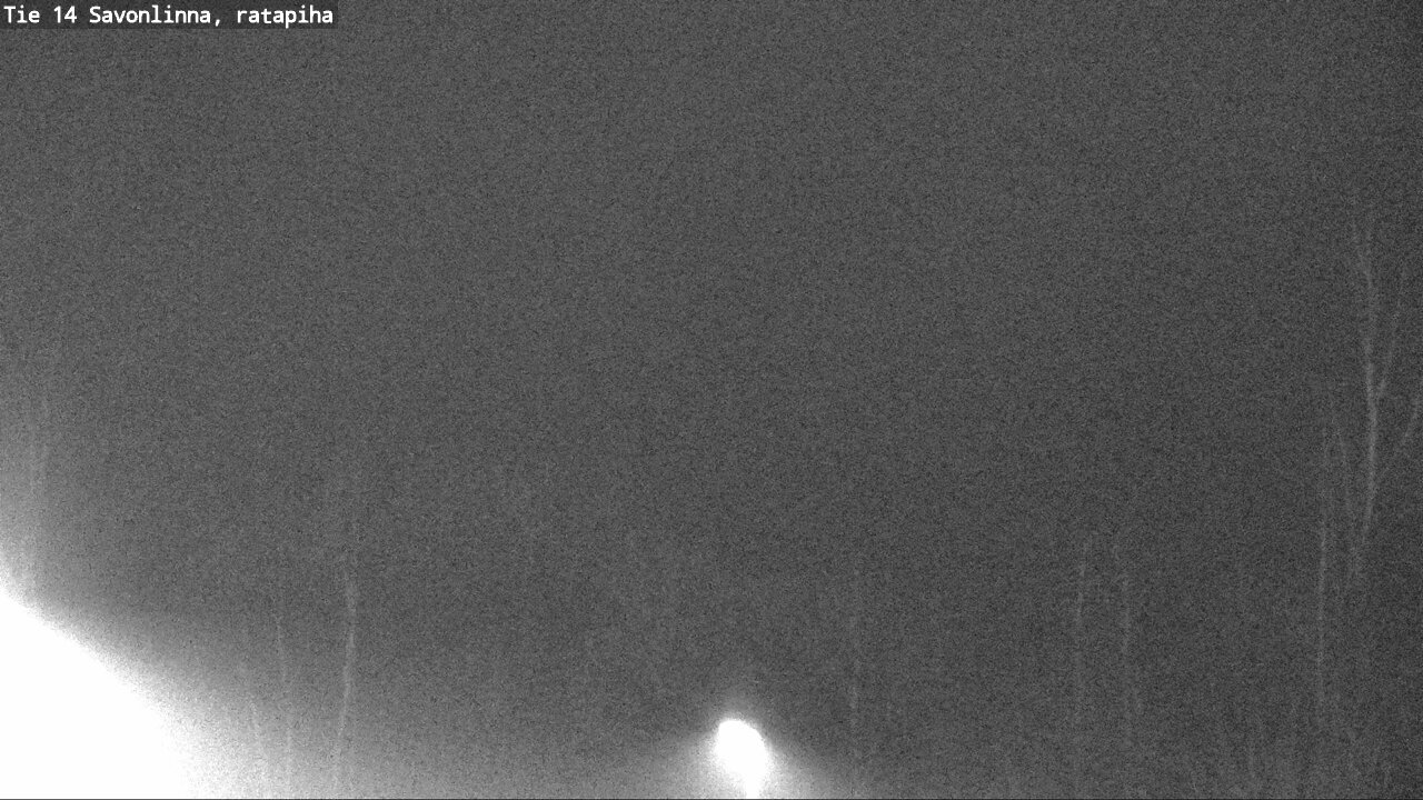 Weather Camera Image Väg 14 Nyslott, Ratapiha, Savonlinna, Etelä-Savo