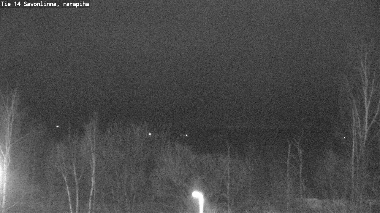 Weather Camera Image Väg 14 Nyslott, Ratapiha, Savonlinna, Etelä-Savo