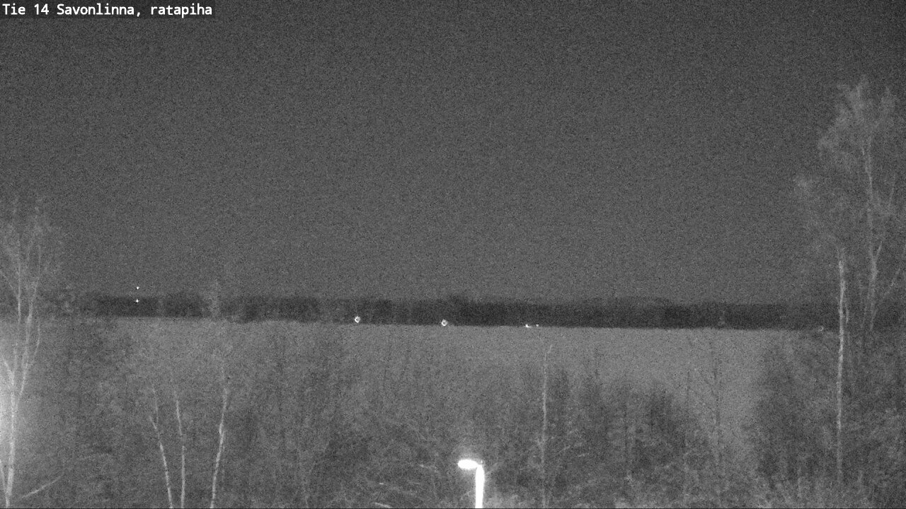 Weather Camera Image Väg 14 Nyslott, Ratapiha, Savonlinna, Etelä-Savo