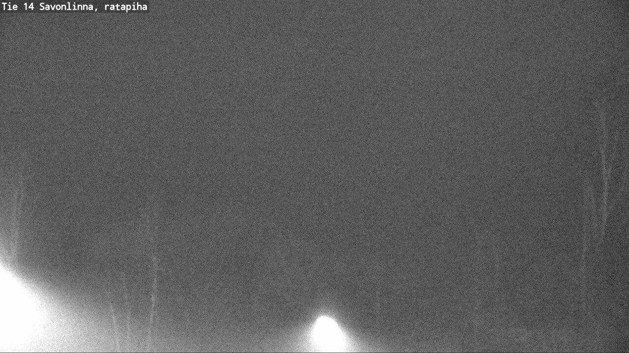 Weather Camera Image Väg 14 Nyslott, Ratapiha, Savonlinna, Etelä-Savo