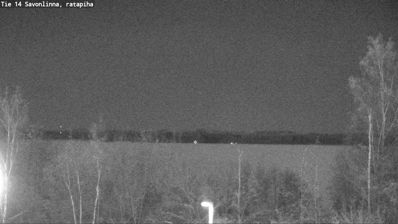 Weather Camera Image Väg 14 Nyslott, Ratapiha, Savonlinna, Etelä-Savo