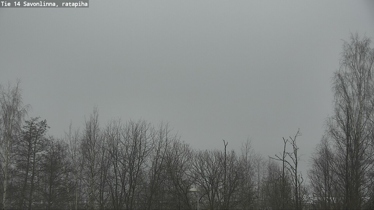 Weather Camera Image Väg 14 Nyslott, Ratapiha, Savonlinna, Etelä-Savo