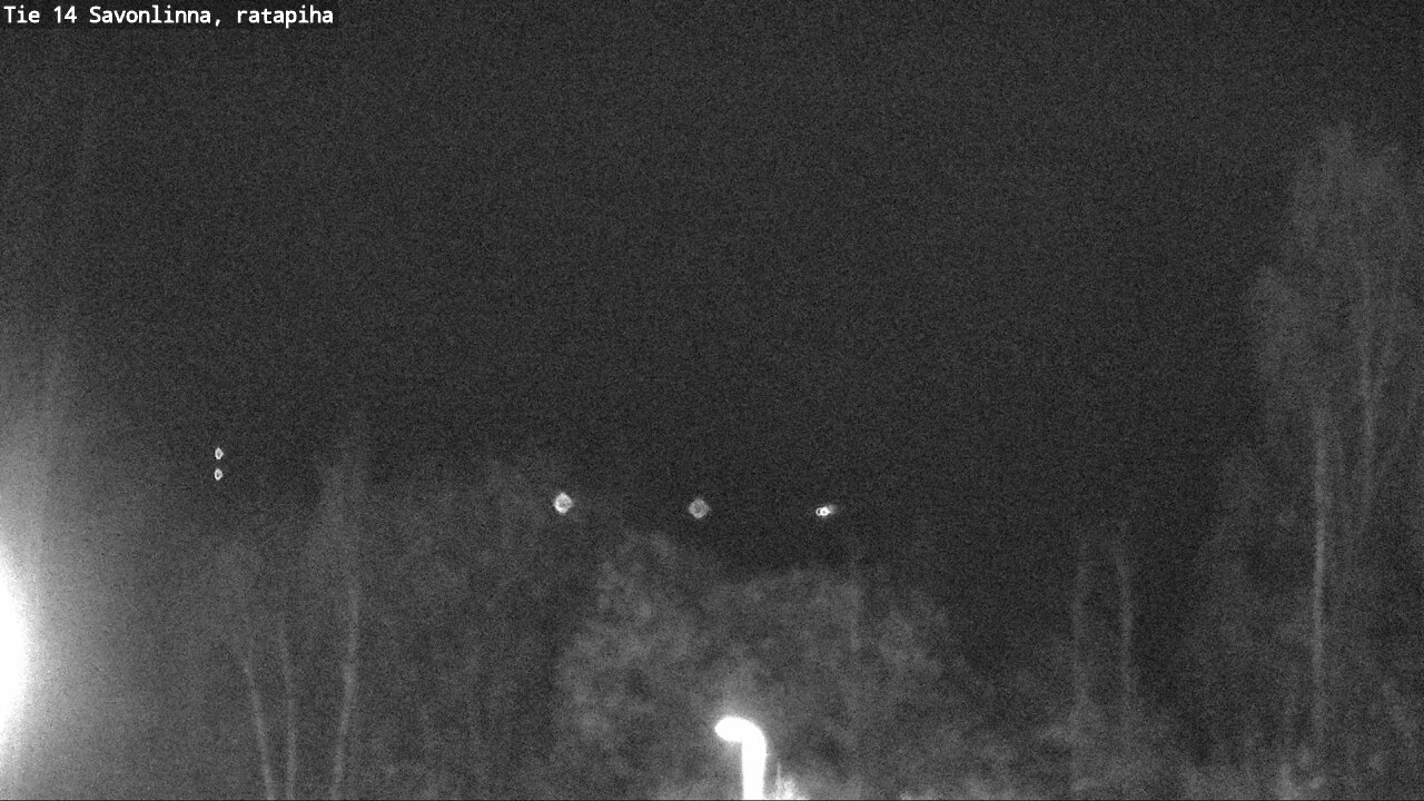 Weather Camera Image Väg 14 Nyslott, Ratapiha, Savonlinna, Etelä-Savo