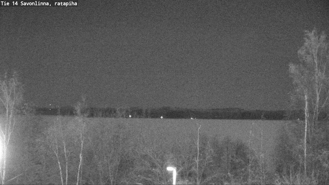 Weather Camera Image Väg 14 Nyslott, Ratapiha, Savonlinna, Etelä-Savo