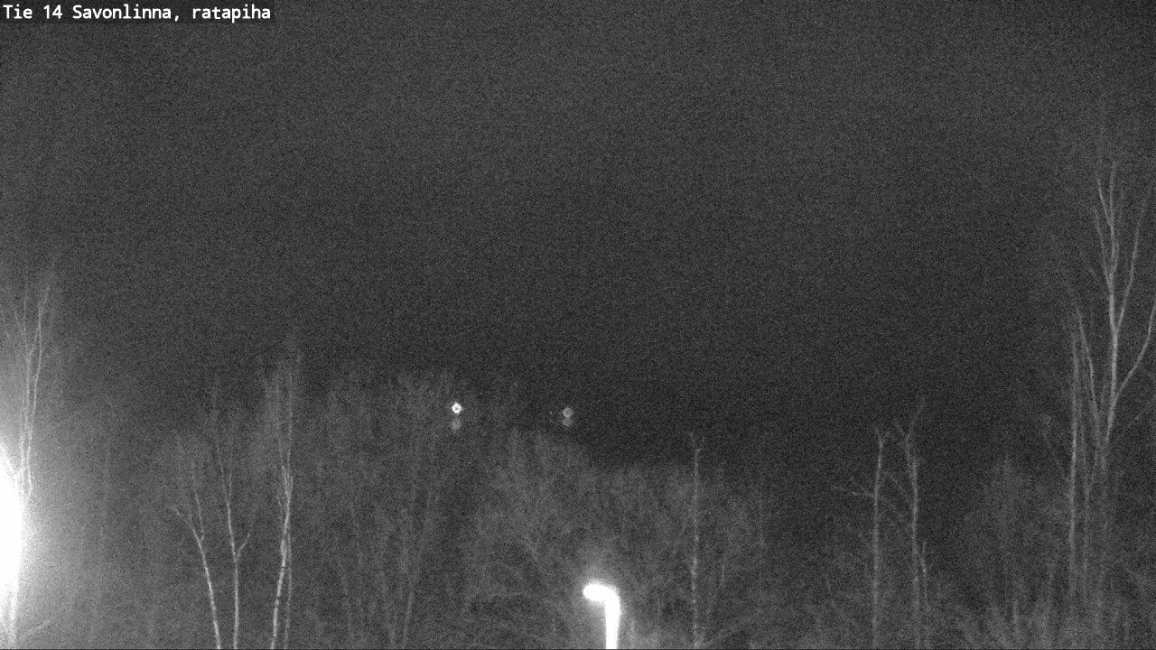 Weather Camera Image Väg 14 Nyslott, Ratapiha, Savonlinna, Etelä-Savo