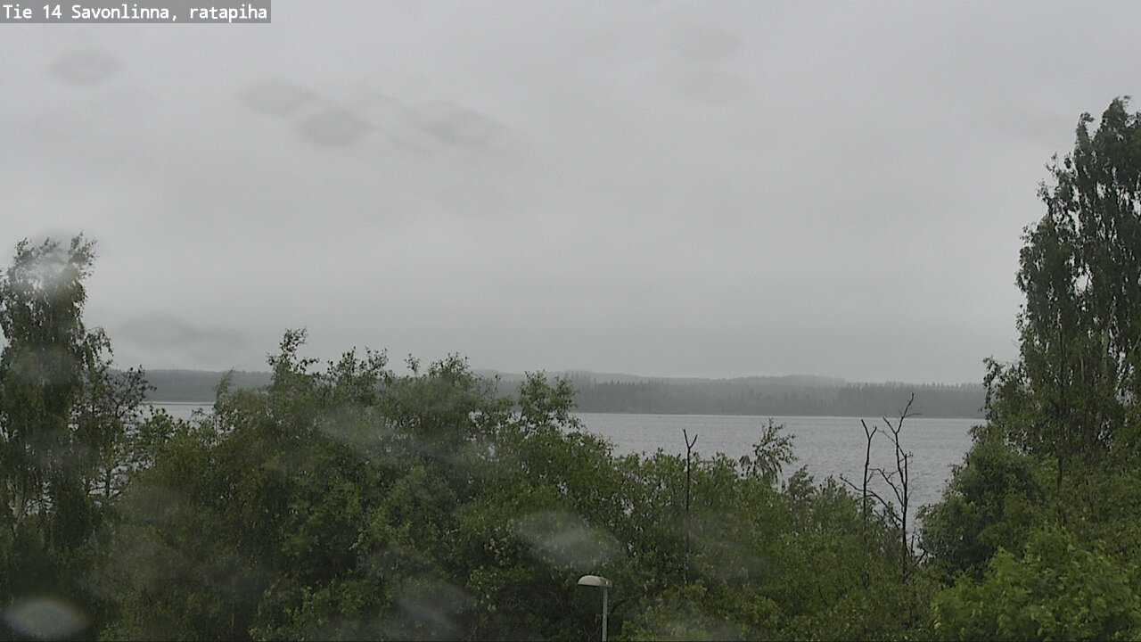 Weather Camera Image Väg 14 Nyslott, Ratapiha, Savonlinna, Etelä-Savo
